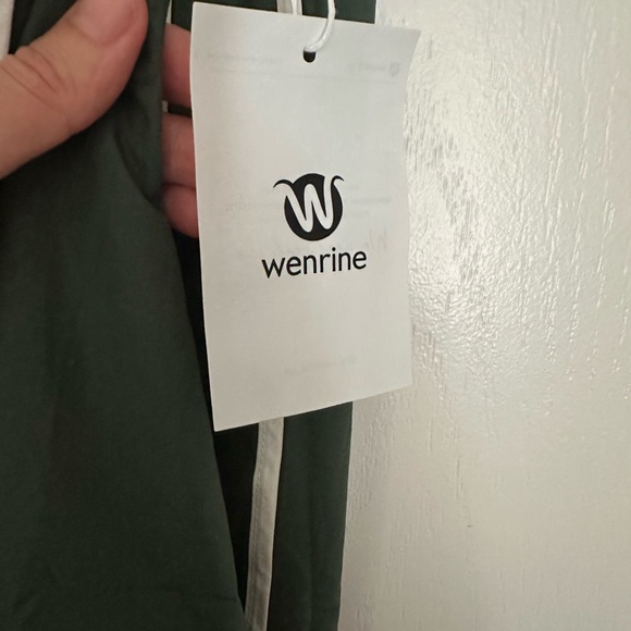 Green Dress with Bow Straps - Picture 3 of 3